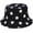 Small Flowers Black, variant on Unisex Reversible Packable Bucket Hat Sun hat for Men Women