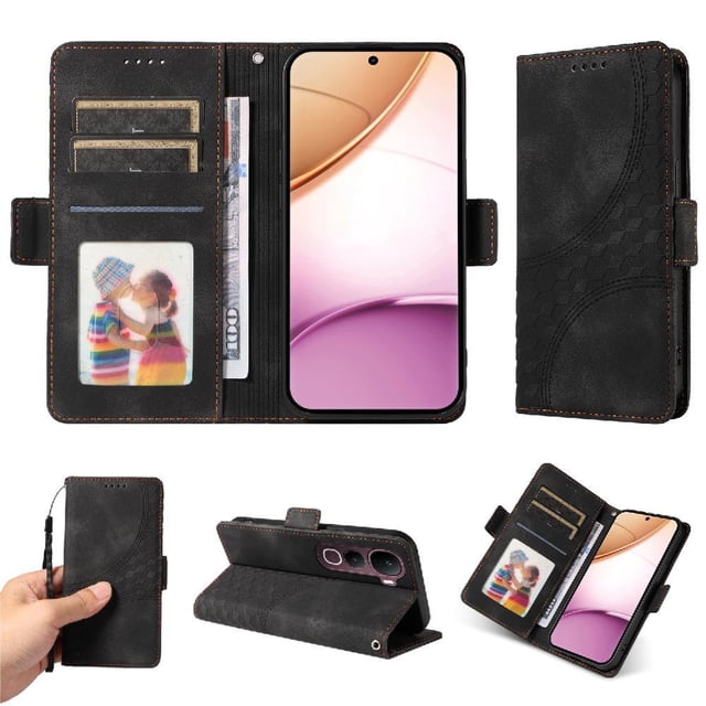 Funda GANGXUN para Vivo Y400 Pro con diseño acolchado elegante, cuero PU, protección total y ajuste preciso