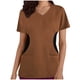 thumbnail image 1 of Fiudx Liquidación de Ahorros de Verano Blusa de Manga Corta con Cuello En V para Mujer, Uniforme de Trabajo, Impresión de Bolsillo, 1 of 4
