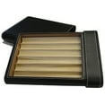 thumbnail image 6 of 6 Cigar Leather Case Humidor w/ Cigar Bed & Humidifier, 6 of 8