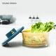 thumbnail image 5 of Ensaladera eléctrica multifuncional grande recargable de secado rápido para frutas Azul, 5 of 8