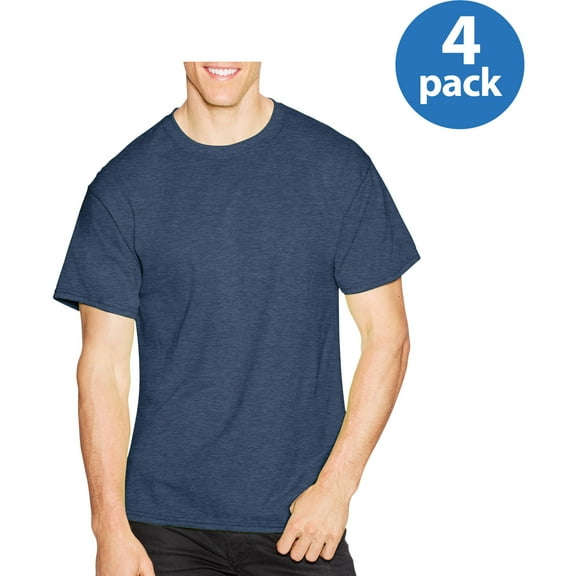 Hanes Men's EcoSmart Short Sleeve T-shirt (4-pack)