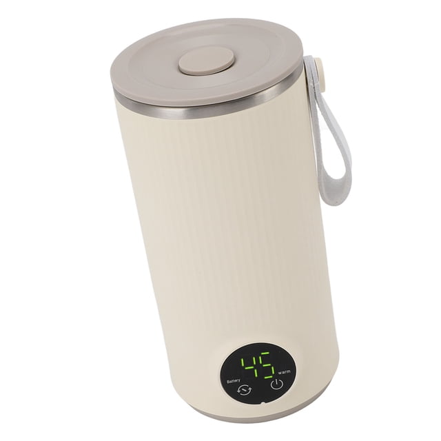 Mezclador Portátil Para Calentar Leche, 2 Baterías De 3000 MAh, Calentador De Biberones Inalámbrico, Carga USB, Fácil De Usar, Gran Capacidad Para Café Con Fórmula Para