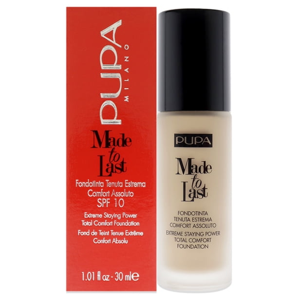 Pupa Milano Base Base de maquillaje Made to Last Extreme Staying Power SPF 10 - 050 Sand 1.01 oz Pupa Milano Base 1.01 oz