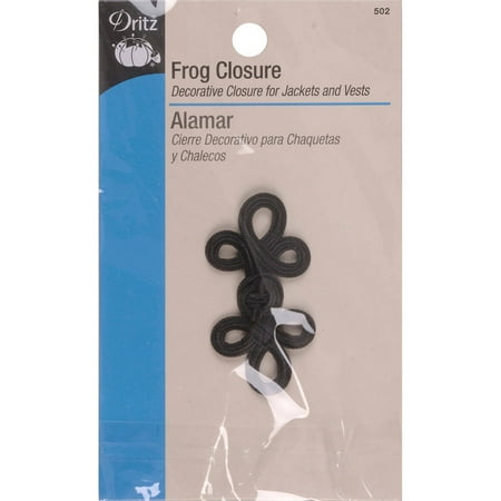 Frog Closure, Black, 2