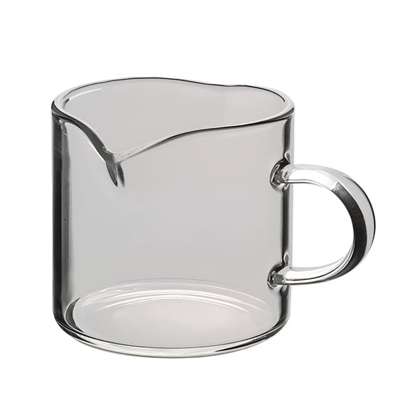 ACDANC Glass Milk Frothing Cup Coffee Milk Pitcher Coffee Latte Art Frother Cup 120ml