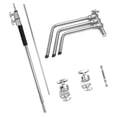 thumbnail image 5 of Flashpoint 10' C (Century) Light Stand on Turtle Base Kit w/40" Grip Arm & 2 Gobo Heads and Baby Pin - Chrome (Kit Of 3), 5 of 9