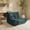 Dark Green, variant on LineCrispton Memory Foam Bean Bag Chair for Adults, Luxury Fabric Compressed Sofa in a Box, Dark Green, Single