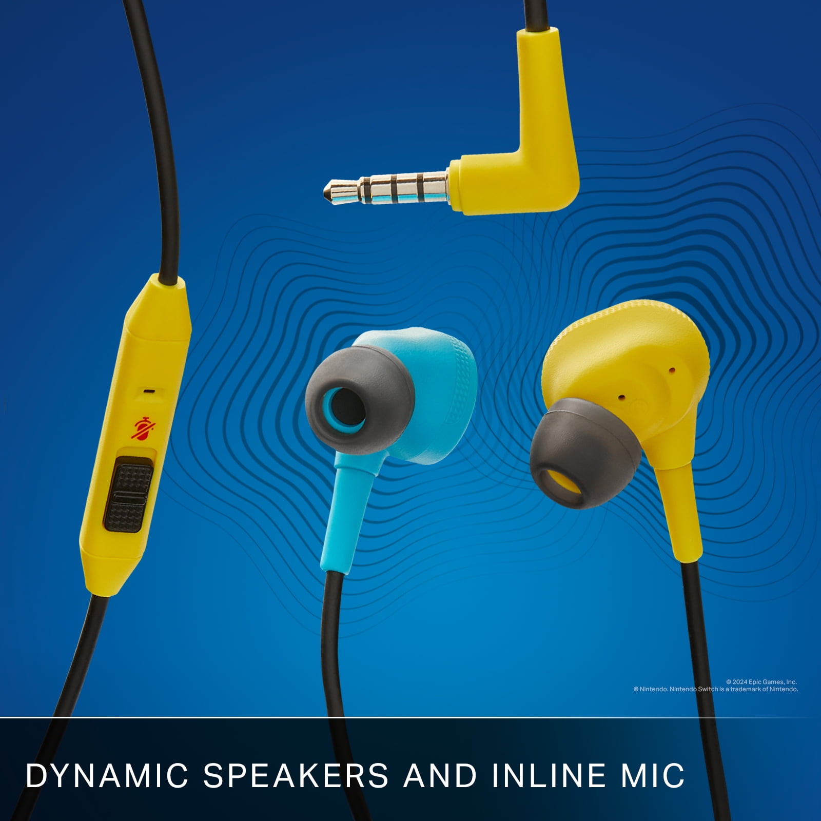 PowerA Wired Earbuds for Nintendo Switch - Peely