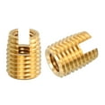 thumbnail image 4 of Self Tapping Threaded Inserts, 10Pack Inner M5 M8x10 Brass Nuts, 4 of 6