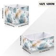 thumbnail image 2 of Foldable Fabric Storage Bin Home Cubes Clothing Organizer Bins Large Collapsible Box Basket for Home Organizer Watercolor Ink Splashes Pattern, 2 of 7