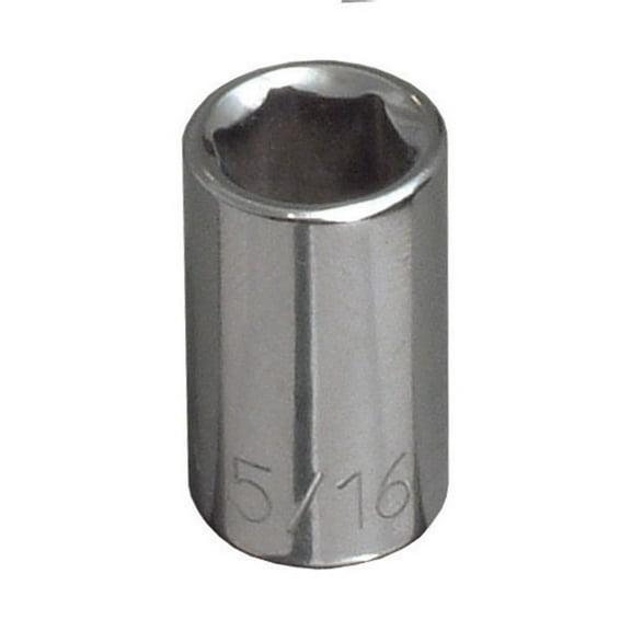 Klein Tools 65602 1/4 in. Standard 6-Point Socket 1/4 in. Drive