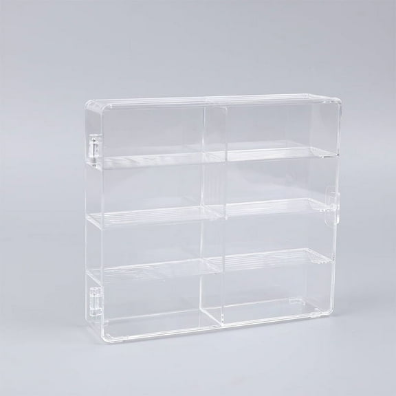 1:64 Scale Car Model Storage Box 8 Slot Clear Display Shelf Toy Car Dustproof Storage Container For Toys Collection