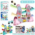 thumbnail image 4 of Race Car Track Ramp Toy for Toddler  Fine Motor Skill Learning Toys with 4 Mini Car for Age 4, 4 of 5