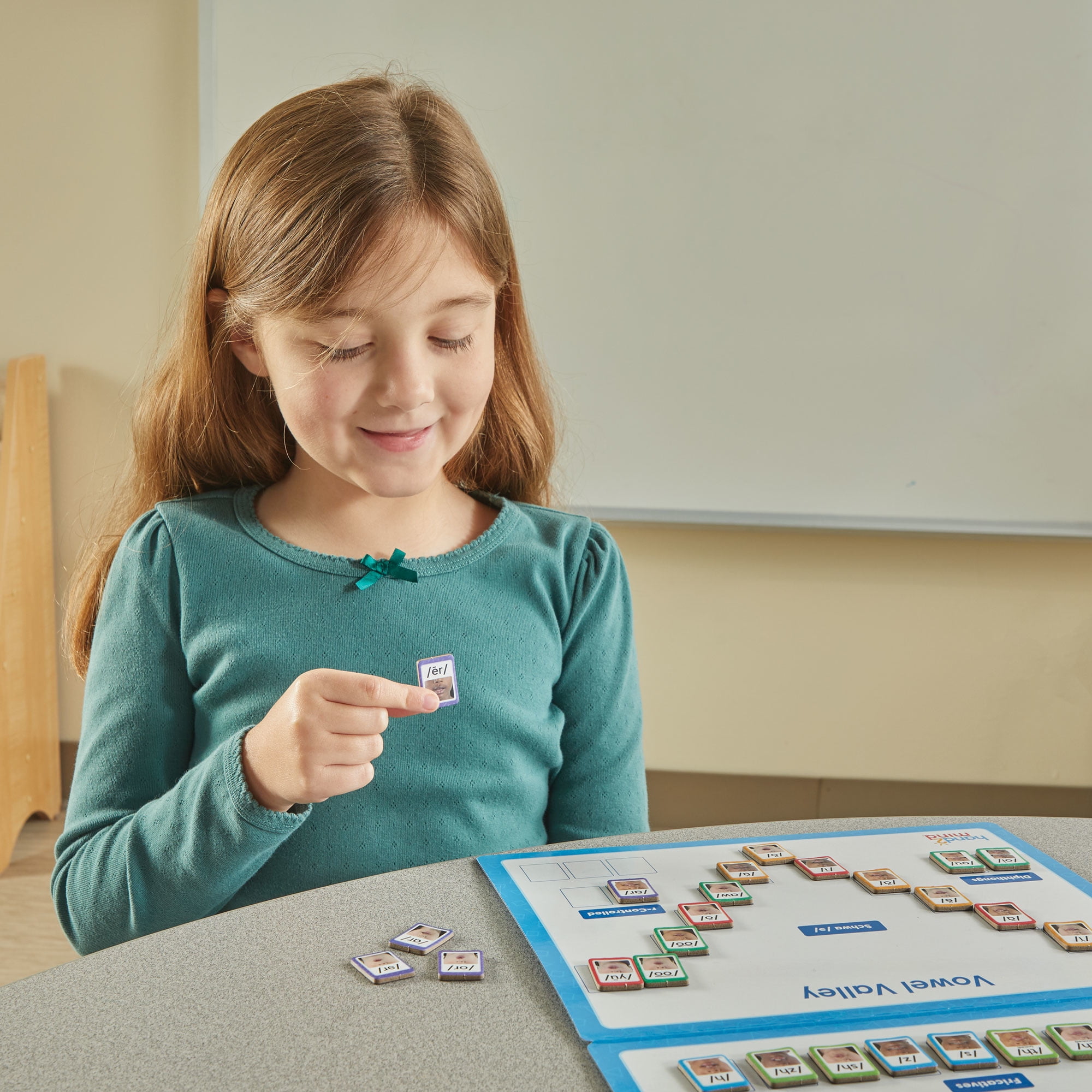 hand2mind Desktop Magnetic Sound Wall Boards (Set of 6), Phonemic Awareness, Phonemic Chart, Learn to Read