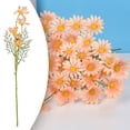 thumbnail image 2 of Artificial Flower Single Stem for Diy Home Decor, Realistic Fake Plant for Wedding Bouquet, Photography Props, Table Centerpiece Vase, Artificial Daisy Flowers for Home Decoration *1, 2 of 7