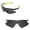 Black, variant on Walleva Black Mr. Shield Polarized Replacement Lenses For Oakley M Frame Heater Sunglasses