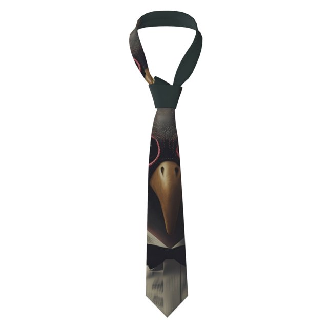 Balery Stylish Avian Gathering Corbata Clásica de Seda para Hombre, Corbata Tejida Jacquard, Corbatas Formales para Negocios y Bodas