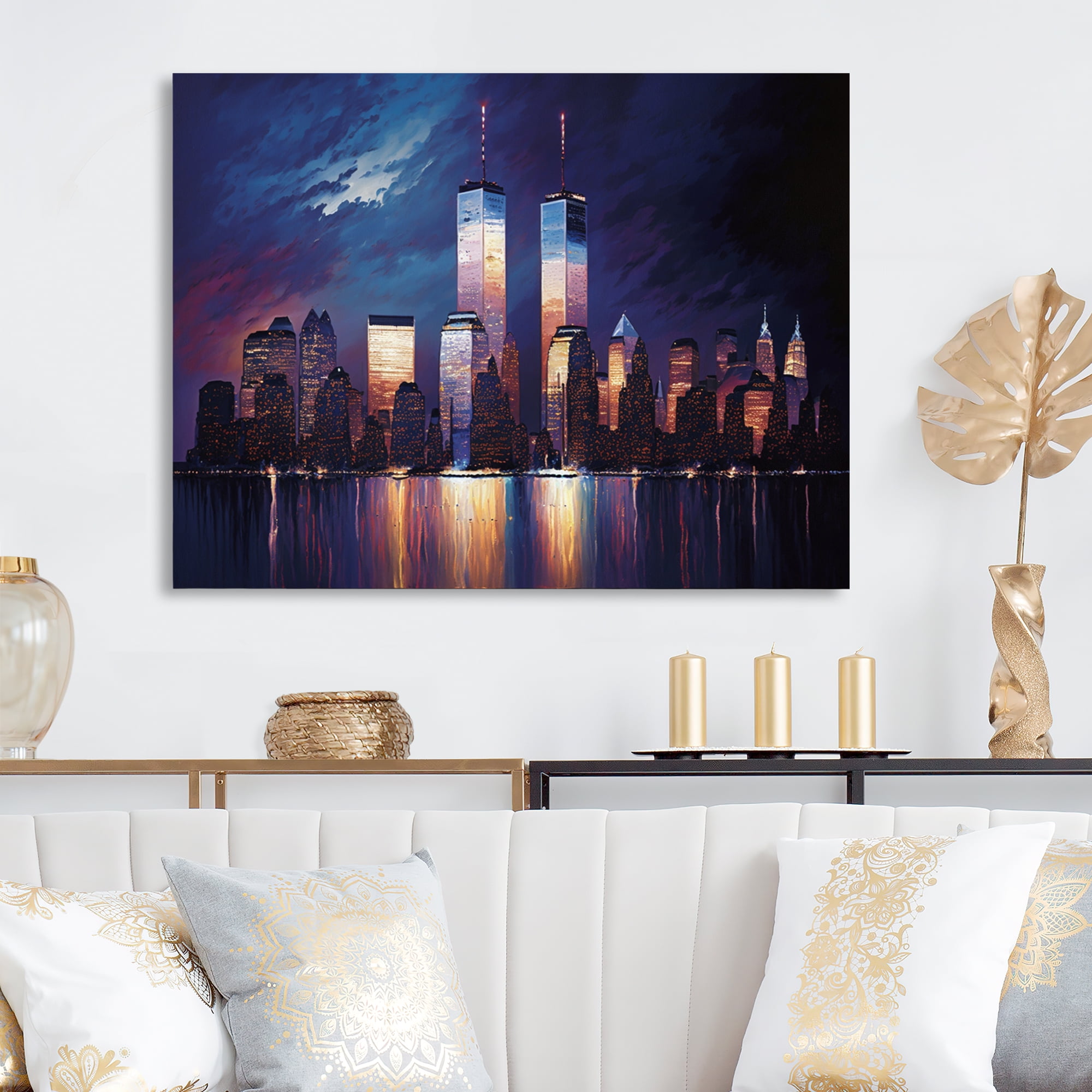 Designart Skyline I Canvas Wall Art