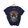 thumbnail image 3 of Graduation Level Complete 2022 T-Shirt Summer Letter Print Comfy Short Sleeve Blouse, 3 of 5