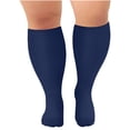 thumbnail image 2 of Wioihee 3 pairs Plus Size Solid Socks for Men Women Wide Calf Knee‑High Support Sports Socks, XXL(), 2 of 7