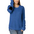thumbnail image 6 of Allegra K Women's Drop Shoulder Elbow Cat Patch Loose Pullover Sweater, 6 of 7