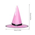 thumbnail image 4 of Naiovety Sombrero LED para Halloween, sombrero para Festival de Navidad, gorro luminoso para ambiente de Festival con luz LED, adorno colgante Iluminación navideña rosado, 4 of 6