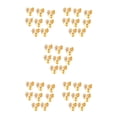 thumbnail image 2 of bedienty 100 Sets Ear Stud Tray Making Findings Earrings Stoppers Bottom Craft Hypoallergenic Earring Accessory Adults Using Gold Color/ 12mm 5Set, 2 of 6