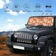 thumbnail image 6 of Bingfone Donut Car Windshield Sun Shade Protector Keep Your Vehicle Cool Sun Shield Visor Cover Foldable for Car Truck SUV-Small, 6 of 8