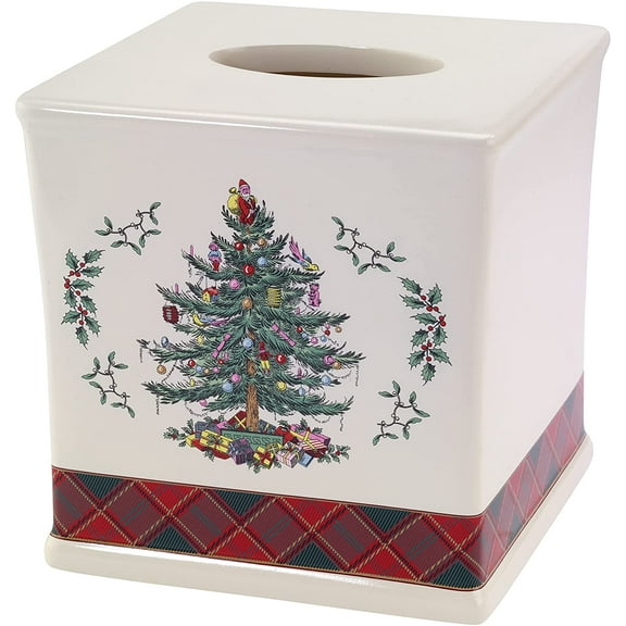 Spode� Christmas Tree Tartan Tissue Cover