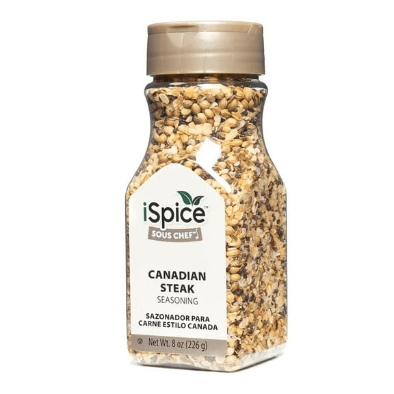 iSpice | Canadian Steak Seasoning | 8 oz | Mixed Spices  Seasonings | Kosher | Steak Mastery