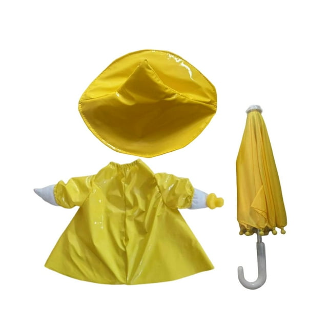 Traje de ganso de césped con sombrilla y sombrero para estatua de 23 pulgadas. Ropa novedosa para estatua de ganso para jardín exterior, porche y
