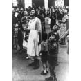 thumbnail image 2 of Townspeople Watch Rebel Aircraft Flying Overhead During The Spanish Civil War. The Rebels Were The Nationalists History, 2 of 2