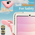 thumbnail image 4 of Funda para Samsung Galaxy Tab Tab S11 (11 pulgadas) 2025 SM-X730/SM-X736B, funda protectora a prueba de golpes para niños con soporte para lápices, correa de mano giratoria 360 y soporte, correa de, 4 of 9