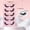 DM-00020, variant on POITVD 5 Pairs Fox Cat Eye False Eyelashes, Natural One Strip Lashes with Black Band, Slanted Winged Style