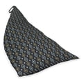 thumbnail image 2 of Geometric Lounger Chair Bag, Tribal Inspired Rhombuses and Triangles Pattern, High Capacity Storage with Handle Container, Lounger Size, Blue Grey Camel, by Ambesonne, 2 of 5