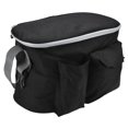 thumbnail image 2 of Bolsa organizadora para cochecito de bebé, organizador de ajuste Universal impermeable con portavasos para cochecito de bebé, mica negra, 2 of 14