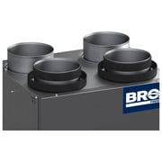 Broan B160e65rt Ai 142 Cfm Wall Or Ceiling Mounted Energy Recovery Ventilator