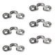 thumbnail image 5 of 6 Piezas Correas de Almohadilla de material acero Inoxidable Anclan Lazos de cubierta de Anclaje para Sujetar Y Sujetar, 5 of 8