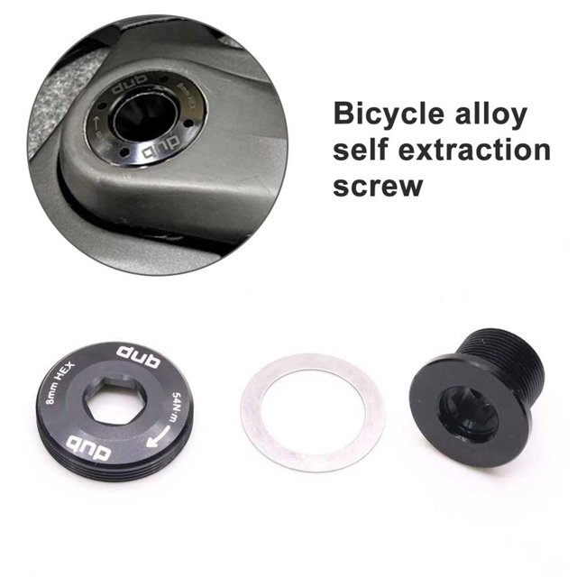 Perno de liviano DYNWAVEMX Tornillos carretera Pernos de biela de bicicleta de aleación de aluminio