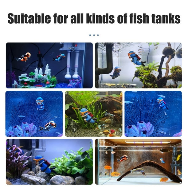 Aquarium Miniature Decoration Diver Figure Fish Tank Decoration