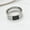 Silver, variant on 8mm Men's Black Titanium Steel Ring Wedding CZ Silver/Gold Band Size 7-13