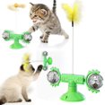 thumbnail image 1 of Pet Toy Carousel Cat Stick With Natural Feathers, 1 of 1