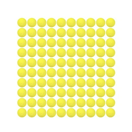 HeadShot Ammo Foam Balls for Toy Gun - 100 Rounds Refill Pack Compatible with Nerf Rival Guns - Yellow