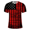 thumbnail image 5 of cllios 4th of July Shirts for Men Patriotic Red White and Blue Graphic Tees Regular Fit Round Neck Top Vintage Short Sleeve T Shirt July 4th Mens Gifts, 5 of 5