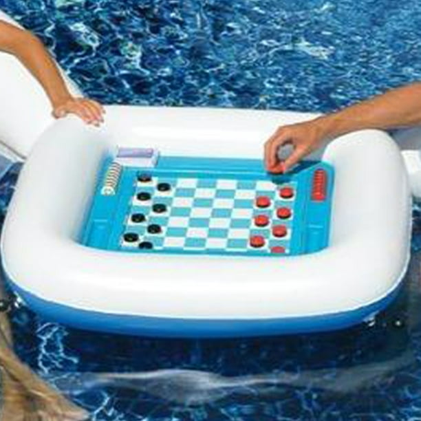 Jeux piscine - Jeu aquatique gonflable Aqua bar + 4 chaises Sun