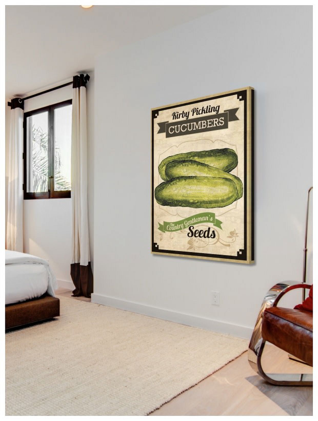 Marmont Hill "Seed Packet Pickle" Painting Print on Canvas