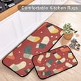 thumbnail image 5 of Christmas Socks Kitchen Mats Non Slip Standing Desk Mat Runner Rug Washable Kitchen Rugs for Floor 2PCS, 5 of 7