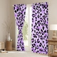 thumbnail image 3 of Castle Fairy Leopard Print Blackout Curtains Set of 2 (52x84 Each),Cheetah Window Curtains, 3 of 6