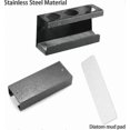 thumbnail image 4 of Wall Mount Toothbrush Organizer, Durable Aluminium Alloy, Easy Install No Drilling Needed, 4 of 5
